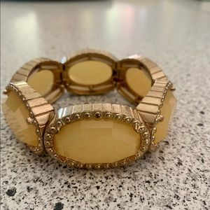 Gold/yellow chunky bracelet